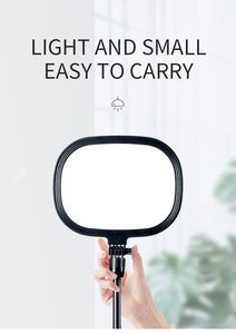 Lampe de studio LED de bureau <span class=keywords><strong>S20</strong></span> pour jeux, diffusion en direct, YouTube, éclairage d'appoint, intensité réglable, avec support pour téléphone - Product Image 6