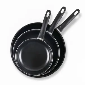 OEM/ODM Cooking Pan Cookware Complete Kitchen Frypan Non Stick Induction Bottom Carbon Steel Frying Pan