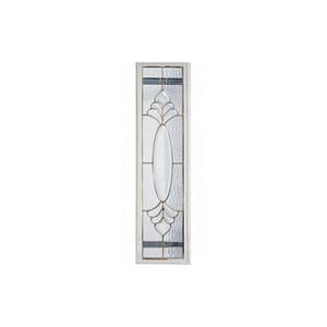 Porte d'entrée en bois avec verre dépoli pour jardins, salles de bain, bureaux et chambres à coucher - Product Image 1