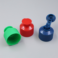Vert Rouge Bleu Couleur 28/410 Bouchon De Bouteille En Plastique Shampooing Liquide Couverture 28/400 Fermeture De Bouteille En Plastique Flip Top Cap