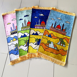 Tapis de sol commercial EiffelHome de luxe en velours doré et diamanté, couleur unie, en fibre de polyester épaissie, 50x90cm/50x110cm, lavable - Product Image 2
