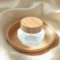 Pot en verre transparent hexagonal de 10g 20g pour crème pour les yeux Tiger Balm