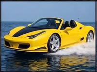 Bateau de sport personnalisable en fibre de verre de 17 pieds, style voiture de sport, 5 places, bateau rapide