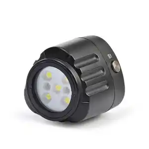 Seafrogs Photography On Camera Fill Light Mini Waterproof LED Video Lights 1000 Lumen Brightness for Diving