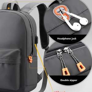 Sac à dos pour ordinateur portable pour homme, personnalisé avec logo, le plus vendu, imperméable, pour l'école, les affaires, les voyages et la randonnée - Product Image 6