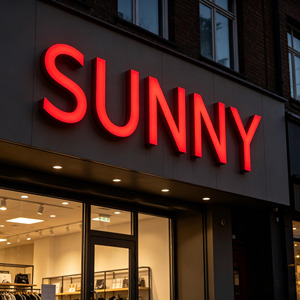 Enseigne électronique 3D <span class=keywords><strong>en</strong></span> acrylique pour décoration de magasin, lettres lumineuses sur mesure, enseigne extérieure, logo publicitaire lumineux - Product Image 1
