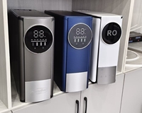Système de filtration d'eau par osmose inverse sans réservoir 100 GPD, purificateur d'eau électrique en plastique à 6 étapes avec affichage TDS intelligent, certifié CE, idéal pour les hôtels
