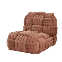 Fauteuil de salon individuel en velours, design traditionnel, modulaire, pour la maison et les hôtels