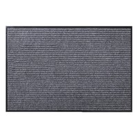 Tapis de sol double rayure grande surface, absorbant, résistant à l'usure, style minimaliste moderne, pour la maison et l'entrée