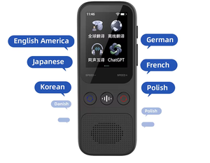 Smart <strong>Android</strong> Instant Offline Voice Translation Portable Two-Way Language Translator S80 IPS Wi-Fi 138 Languages for Meetings - Product Image 2