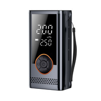 Compresseur d'air numérique 12V à cylindre unique, gonfleur de pneus sans fil portable pour voiture avec manomètre