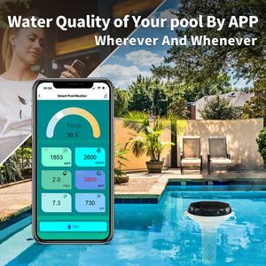 태양광 충전 7 in 1 투야 모니터 온도, 염분, ORP, 염소, pH, EC, TDS 측정기 (수영장 수질 검사용) - Product Image 4