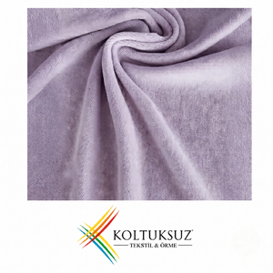 Tissu Velours Tricoté en Coton Pierre Premium 240 g/m² 80/20 Coton Polyester en Rouleau pour Vêtements en Gros - Product Image 2