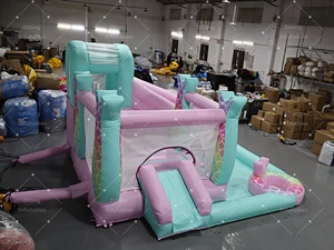 Château <span class=keywords><strong>gonflable</strong></span> commercial sirène avec toboggan et piscine à balles, maison de saut <span class=keywords><strong>gonflable</strong></span> pour location de fête en extérieur - Product Image 6