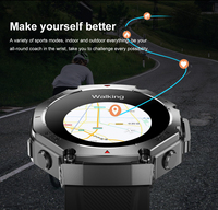 OEM Intelligente Uhr Android iOS IP67 Kompass Herzfrequenzmesser Taschenlampe BT-Anruf Sport-Trajektorie TR3 MAX Reloj Smartwatch