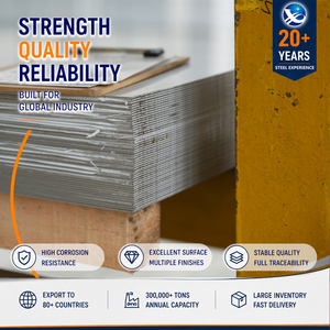 High Quality 2507 No.1 Finish 1.5mm x 1500mm Precision Stainless Steel Sheet with Excellent Formability - Product Image 1