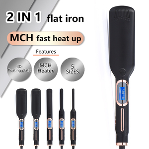 Nhãn Hiệu Riêng Tùy Chỉnh Chuyên Nghiệp Titan Mch Nhanh Nóng Brazil Keratin Tóc Ép Tóc Phẳng Sắt - Product Image 5