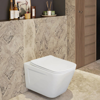 WC suspendu en céramique blanc avec chasse d'eau Tornado pour salle de bain – Fabricant d'articles sanitaires