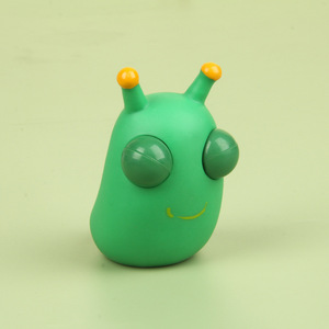ของเล่นบีบคลายเครียดรูปแมลงผักสีเขียวตาโต ตลก แปลกใหม่ สำหรับเด็ก - Product Image 4