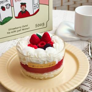 Bougies parfumées de luxe roses en cire de soja, faites à la main, en forme de mini-créme glacée à la fraise, avec arôme alimentaire de dessert, vente en gros - Product Image 4