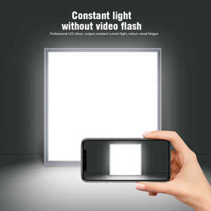 Luminária de Teto Embutida para Iluminação Interna IP20 Corpo de Ferro Quadrado <span class=keywords><strong>Slim</strong></span> <span class=keywords><strong>LED</strong></span> SMD2835 Painel Moderno para Oficina Escritório Hotel - Product Image 4