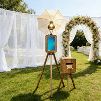 Photomaton intelligent double face de 18,5 pouces avec écran tactile, appareil photo reflex numérique avec impression instantanée et garantie de 2 ans