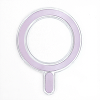Pelat Magnetik Kristal Ultra Tipis dengan Perekat untuk Dudukan Ponsel di Mobil, Berbagai Warna, Universal