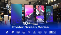 Pantalla LED Digital de Señalización Interior TOPvision P2.5 con Soporte Móvil para Publicidad en Tiendas Minoristas de Alta Gama
