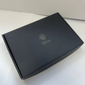 Cajas de Cartón Negro Personalizadas con Logotipo Impreso a Color, Cajas de Embalaje Corrugadas Medianas para Envío y Logística - Product Image 3