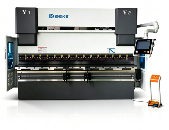 Low Power Consumption BEKE WE67K 135T3200 4+1 Axis Hydraulic Pump Fully Automatic CNC Controller DE15 Press Brake Sheet Metal