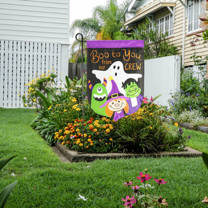 Venta al por mayor 12x18 resistente al agua Impresión digital decoración personalizada orgullo arcoíris banderas de jardín de doble cara - Product Image 3