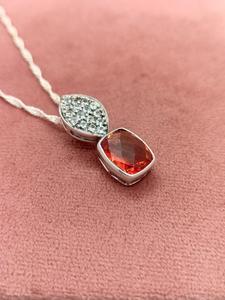 Natural <b>Real</b> Quartz <b>Crystal</b> Pendant Necklace and Earrings Jewelry Set 925 Sterling Silver Handmade Fine Jewelry for Women OEM - Product Image 2