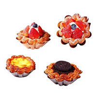Einweg-Aluminium-Eierkuchenformen im Großhandel, kleine Törtchenformen, Mini-Cupcake-Kuchen-Muffin-Keksformen, Backförmchen für Küche und DIY
