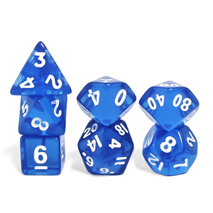 Ensemble de dés miniatures en acrylique polyédrique au design unique pour jeux de société et Donjons et Dragons - Ensemble de dés unique Jeux de société DND <span class=keywords><strong>RPG</strong></span> - Product Image 3