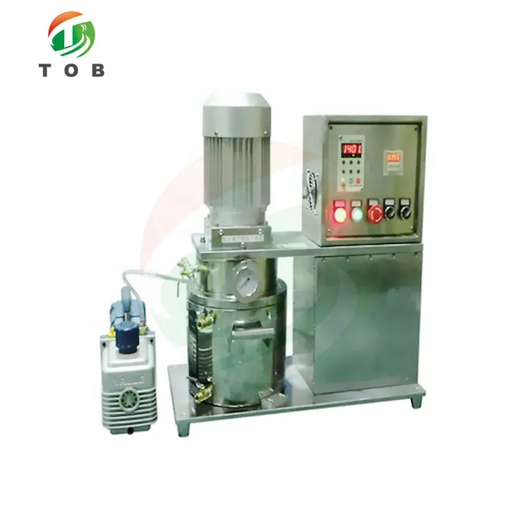 TOB 1-5L Volume personalizzato sottovuoto miscelatore per batterie al litio liquami laboratorio di miscelazione