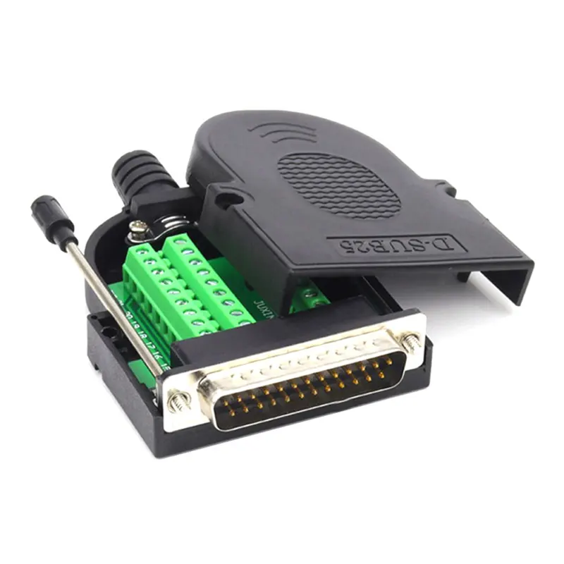 Factory price Wholesale Solderless D-SUB DB25 Male Female Connector to Terminal Signal Module Breakout Board adapter