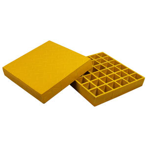 Grille moulée en plastique renforcée par <span class=keywords><strong>fibre</strong></span> <span class=keywords><strong>de</strong></span> <span class=keywords><strong>verre</strong></span> FRP GRP <span class=keywords><strong>de</strong></span> haute résistance fiable sûr - Product Image 5