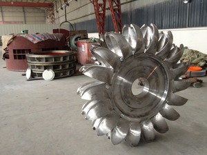 Générateur hydroélectrique Pelton pour centrale électrique : Hauteur de chute de l'eau : 50m à 700m, 50Hz / 60Hz, 100kW, 50MW, 89% - 95%, ISO9001, ZG0Cr13Ni4Mo - Product Image 4