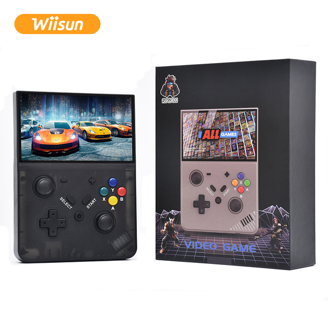 For R43 PRO Retro Portable 4.3" HD IPS Screen Handheld Game Console 20000+ Games 64G Linux System 1.8GHz Quad-Core 4000mAh