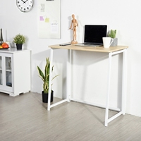 Table de bureau pliable simple pour ordinateur, table d'étude blanche pour ordinateur