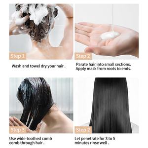 มาส์กผมเคราตินสำหรับผมหยิกผมนุ่มชุ่มชื้น - Product Image 5