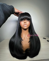 Perruque frontale 13x4 en cheveux indiens bruts, vietnamiens bruts, sans colle, HD, avec dentelle complète, ondulée, brésilienne, en cheveux humains lisses, pour livraison directe