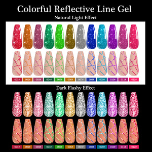 Esmalte <span class=keywords><strong>de</strong></span> <span class=keywords><strong>Uñas</strong></span> Fluorescente <span class=keywords><strong>de</strong></span> 5ml, Línea Diamante Francesa, Pintura Brillante para <span class=keywords><strong>Uñas</strong></span>, Esmalte UV Semipermanente, Barniz para Diseño <span class=keywords><strong>de</strong></span> <span class=keywords><strong>Uñas</strong></span> DIY - Product Image 2