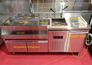 Beliebteste mobile Bar Station Barkeeper Service Station aus Edelstahl Klapp Barten ding Station Sale - Product Image 3