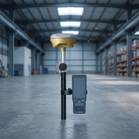 Récepteur GNSS RTK Hi V300 avec radio UHF, IMU inclinable, kit de levé RTK complet (constellation complète) / ensemble base et rover RTK, certifié IP68