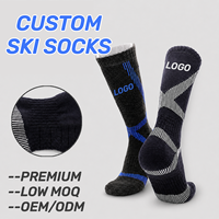 Chaussettes de ski douces de haute qualité, chaussettes en laine mérinos personnalisées, confortables toute la journée, idéales pour la randonnée