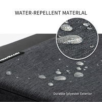 Housse pour ordinateur portable moderne et minimaliste de 14/16 pouces, en polyester hydrofuge, antichoc à 360°, avec poignée rétractable et fermeture éclair