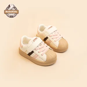 New Style Shell Head Breathable Baby Shoes Customized Comfortable Sneakers Kids Soft Sole Running Shoes Children Casual Shoes