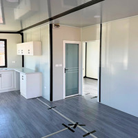 Maison Intelligente Extensible avec Conception Écologique à Énergie Solaire pour Hall, Salon, Cuisine et Salle de Bain - Mini-Maison Préfabriquée Moderne
