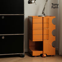 Conception créative: armoire de rangement rotative, armoire de rangement multifonctionnelle mobile multicolore